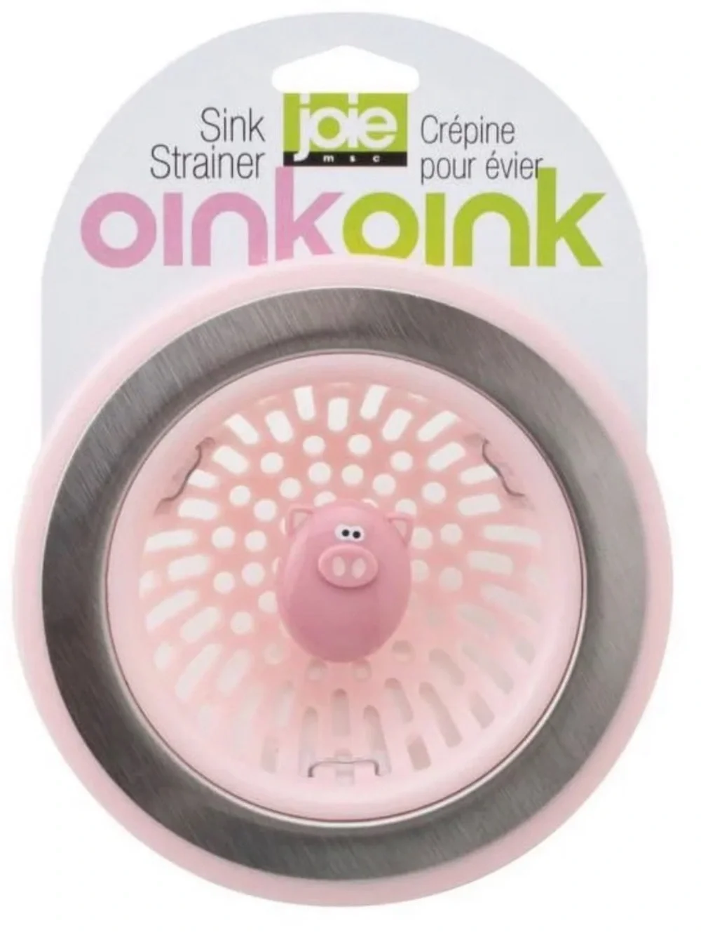 Joie Pink Piggy Sink Strainer for Kids
